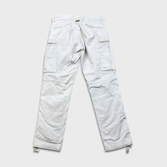 G-Star Raw Pants Mens 34x30 White Straight Fit Casual Utility Cargo Trousers