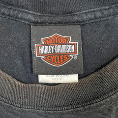 Vintage 2006 Harley Davidson Sleeveless Tee Mens XL Black USA Florida