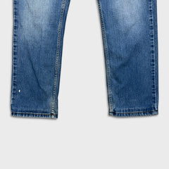 Levi's 511 Jeans Mens 34x34 Blue Slim Fit Mid Rise Light Wash Stretch Denim Pants