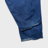 Carhartt Jeans Mens 36x32 Blue Original Dungaree Fit Workwear Baggy Denim Pants