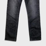 Levi's 511 Jeans Mens 32x30 Black Slim Fit Straight Leg Stretch Faded Mid Rise Denim Pants