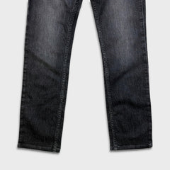 Levi's 511 Jeans Mens 32x30 Black Slim Fit Straight Leg Stretch Faded Mid Rise Denim Pants