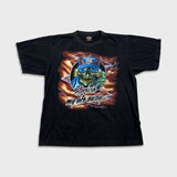 Vintage 90s 3D Emblem Truckers Only T Shirt Mens Large Black Drivin Life Away Tee