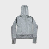 Lululemon Scuba Hoodie Womens Size 2 Gray Full Zip Sports Hooded Sweater