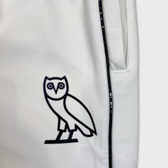 October's Very Own Track Pants Mens Small White OVO Owl Athletic Jogger