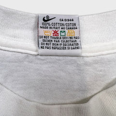 Vintage Nike OFSAA T Shirt Mens XL White Swoosh Ontario Federation 90s Tee