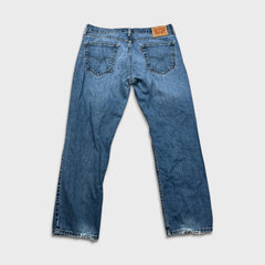 Levi’s 514 Jeans Mens 36x30 Blue Straight Fit Medium Wash Faded Denim Pants
