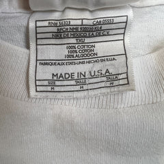 Vintage 90s Nike Sportswear T Shirt Mens Medium White USA Short Sleeve Tee