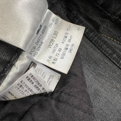 Levi's 511 Jeans Mens 28x30 Black Slim Fit Mid Rise Dark Wash Stretch Denim Pants
