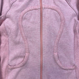 Lululemon Scuba Hoodie Womens Size 8 Pink Full Zip Sport Hooded Sweater