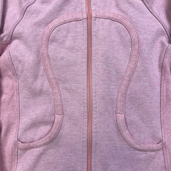 Lululemon Scuba Hoodie Womens Size 8 Pink Full Zip Sport Hooded Sweater