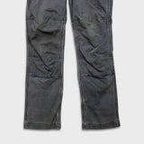 Carhartt Pants Mens 30x32 Gray Double Knee Relaxed Fit Rugged Flex Workwear