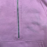 Lululemon Scuba Oversized 1/2 Zip Hoodie Womens Medium Pink Hooded Sweater