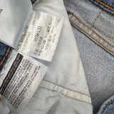 Levi's Skinny Taper Jeans Mens 36x32 Blue Medium Wash Skinny Taper Stretch Denim Pants