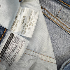 Levi's Skinny Taper Jeans Mens 36x32 Blue Medium Wash Skinny Taper Stretch Denim Pants