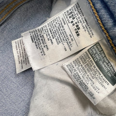 Levi's Ribcage Straight Jean Womens 32x27 Blue Distressed High Rise Light Wash Denim Pants