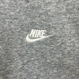 Nike Sportswear Hoodie Mens Medium Gray Swoosh Full Zip Hooded Sweater