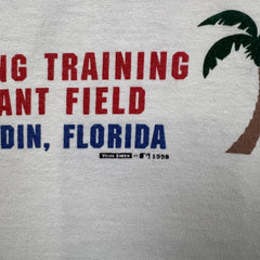 Vintage 1998 Toronto Blue Jays T Shirt Mens Medium White Spring Training Tee