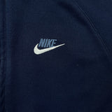 Nike Sportswear Track Jacket Mens Large Blue Swoosh Full Zip Tracksuit Top