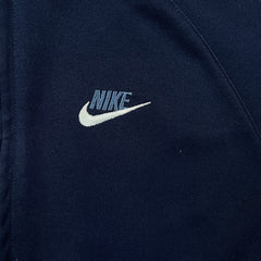Nike Sportswear Track Jacket Mens Large Blue Swoosh Full Zip Tracksuit Top