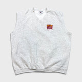 Vintage 1992 Reebok Washington Redskins Vest Mens 2XL Gray NFL Flex Football Pullover