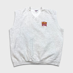 Vintage 1992 Reebok Washington Redskins Vest Mens 2XL Gray NFL Flex Football Pullover