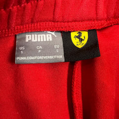 PUMA x Scuderia Ferrari Sweatpants Mens Small Red Motorsport Racing Jogger
