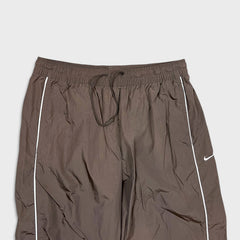 Nike Sportswear Track Pants Mens Medium Brown Swoosh Relaxed Athletic