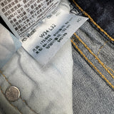 Levi's 511 Jeans Mens 34x32 Blue Slim Fit Mid Rise Dark Wash Stretch Denim Pants