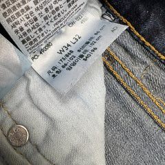 Levi's 511 Jeans Mens 34x32 Blue Slim Fit Mid Rise Dark Wash Stretch Denim Pants