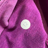 Lululemon Scuba Hoodie Womens Size 12 Purple Light Cotton Full Zip Sports Hooded Sweater