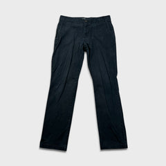 Dickies Pants Mens 34x32 Black Flex Straight Fit Workwear Casual Chino Trousers