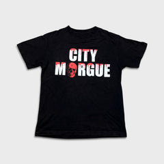FW19 VLONE x City Morgue Dog T-Shirt Mens Medium Black Hip Hop Graphic T Shirt