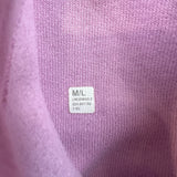 Lululemon Scuba Oversized 1/2 Zip Hoodie Womens Medium Pink Hooded Sweater