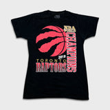2019 Toronto Raptors Champions T Shirt Men Small Black NBA Basketball Tee