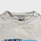Vintage 90s Toronto Blue Jays T Shirt Mens Large Gray Classic Baseball MLB Tee