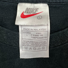Vintage 90s Nike Air Max T Shirt Mens Large Black Graphic Short Sleeve Tee
