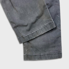 Carhartt Pants Mens 30x32 Gray Double Knee Relaxed Fit Rugged Flex Workwear
