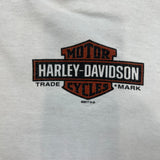 Harley Davidson Long Sleeve Shirt Mens 2XL White Orlando Florida Motorcycle Tee