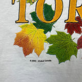 Vintage 2000 Toronto Canada Maple Leaves T Shirt Mens Medium White Graphic Tee