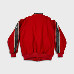 Vintage 90s Detroit Red Wings Jacket Mens XL Red Original Six NHL Hockey Bomber