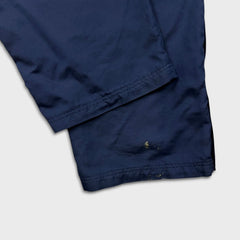 Vintage Y2K Reebok Track Pants Mens XL Blue Classic Logo Baggy Relaxed Athletic Gym Jogger