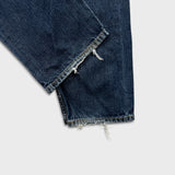 Vintage Y2K Levi's 505 Jeans Mens 36x30 Blue Regular Fit Straight Leg Dark Wash Denim Pants
