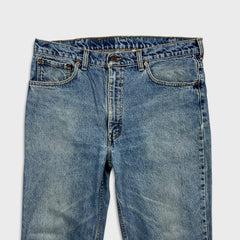 Vintage 90s Levi's 516 Jeans Mens 36x30 Blue Slim Fit Straight Leg  Light Wash Denim Pants