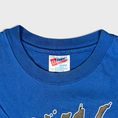 Vintage 1993 Kansas City KC Royals T Shirt Mens Medium Blue Baseball MLB Tee
