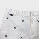 Lauren Active Ralph Lauren Shorts Womens Size 4 White Embroidered Golf Khakis