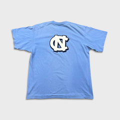 Vintage 90s Nike North Carolina Tar Heels T Shirt Mens Large Blue Sportswear Tee