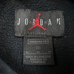 Nike Air Jordan Hoodie Mens Medium Black Jumpman Pullover Hooded Sweater