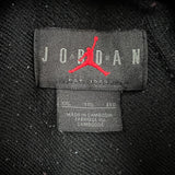 Nike Jordan Brand Hoodie Men 2XL Black Center Jumpman Pullover Hooded Sweater