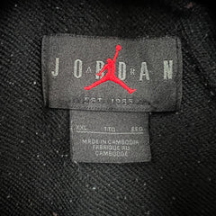 Nike Jordan Brand Hoodie Men 2XL Black Center Jumpman Pullover Hooded Sweater